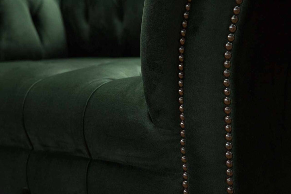 Armchair Design Relax Green Textile Living Room Upholstery Chair Luxury Single Seater