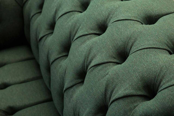Green armchair sofa couch upholstery luxury classic textile couches new