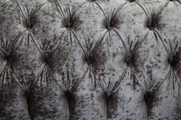 Chesterfield armchair design upholstered sofa couch Chesterfield fabric silver