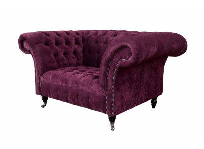 Wingback armchair luxury 1-seater single-seater upholstered design fabric modern