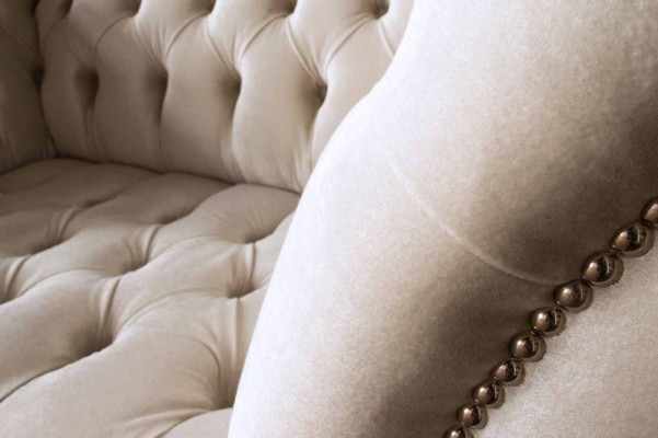 Couch upholstery sofa fabric Chesterfield couch 1.5 seater single seater pink