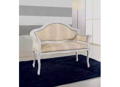 Beige Classic Upholstered Bench Designer Living Room Furniture New Luxury