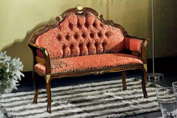 Classic Chesterfield Sofa Fabric Furniture Living Room Furniture Seating Furniture