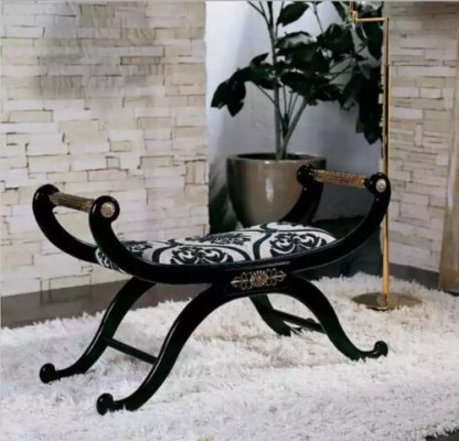 Upholstered bench designer bench seating furniture classic living room new