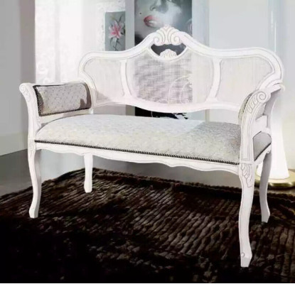 Bench Living Room Classic Seat Bench Fabric Textile Furniture Benches Benches