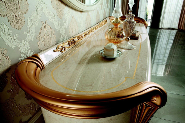Bedroom set Baroque Rococo bed nightstand dresser mirror stool new