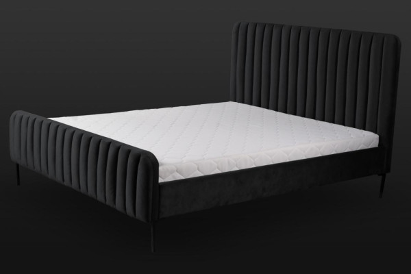 Double bed, bed, textile, furniture, beds, design furniture, bedroom, 120x200 fabric