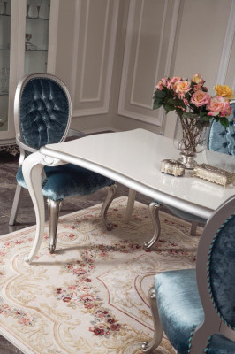 Dining room table set classic chair group 4x chairs 5-piece set seating group