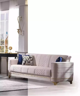 Blue upholstery set 3+1+1 seating sofa set armchair sofa suite 3-piece