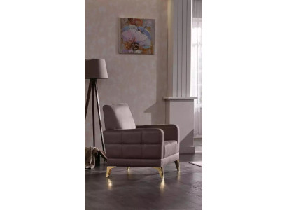 Stainless steel armchair seating furniture recliner living room furniture upholstered chair