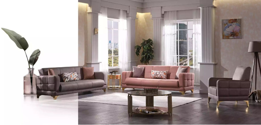 Stainless steel armchair seating furniture recliner living room furniture upholstered chair