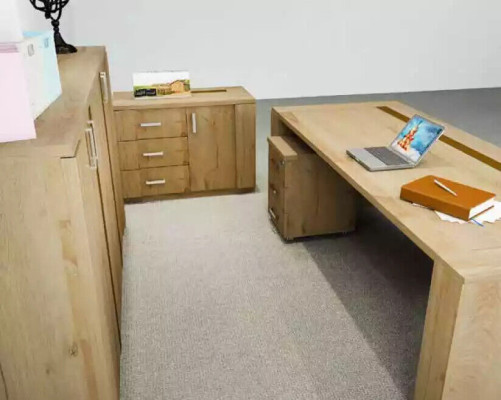 Designer brown desk luxury office furniture study modern