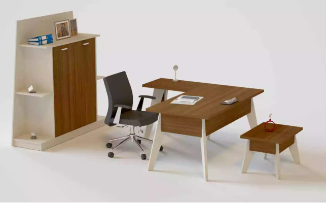 Corner desk designer wooden furniture office desk study room table new