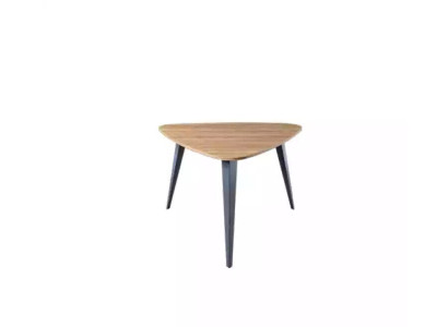 Triangular coffee table, office furniture, coffee table, wooden furniture, brown, new