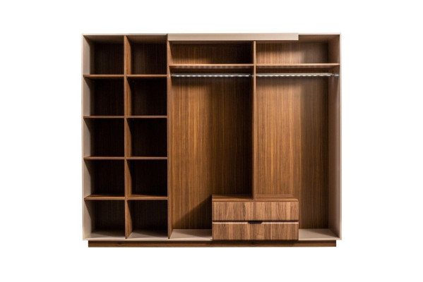 Wardrobe wooden wardrobe beige bedroom wardrobe closet modern