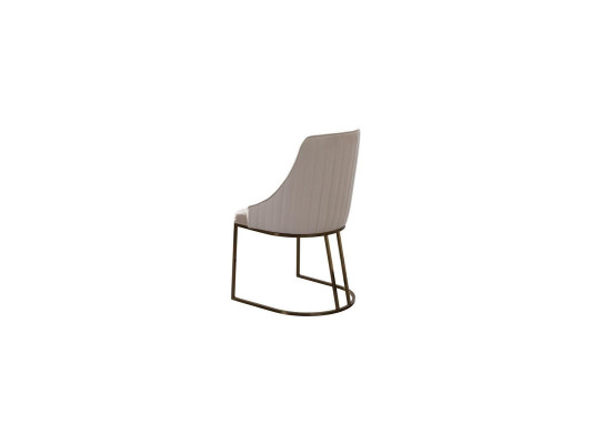 Set of chairs, kitchen chairs, fabric dining chairs, white, set of 6, upholstery