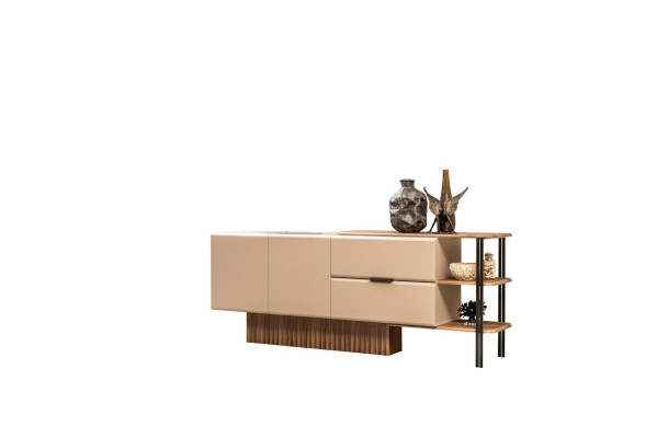 Sideboard Sideboard Wooden Cabinet Dresser Cabinet Wood Beige Modern