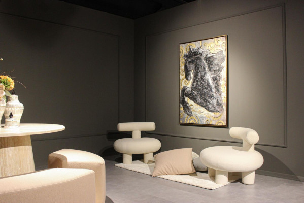Living room 2x armchair design furnishings modern textile new furniture