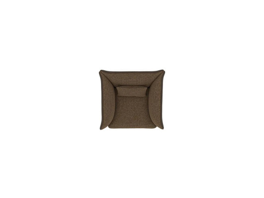 Brown armchair living room furnishings luxury textile upholstery modern design
