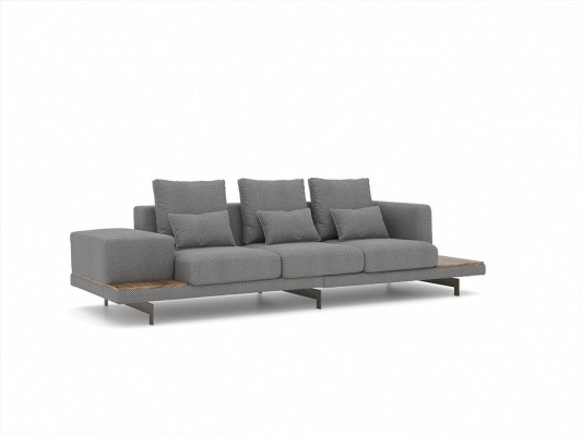 Design sofa set 2x sofa three-seater set armchair couch modern luxury new upholstery