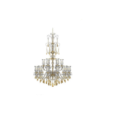 Designer silver gold chandeliers, living room pendant chandeliers.