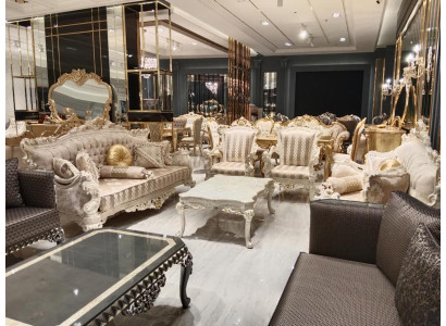 Exclusive living room sofa set, high-quality sofas, elegant armchairs