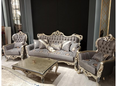 Classic sofa set 3+1+1+Coffeetable Sofa 2x Armchairs Coffeetable