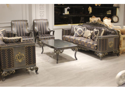 Luxurious living room furniture Elite Sofa 3-seater Deluxe stylish armchair