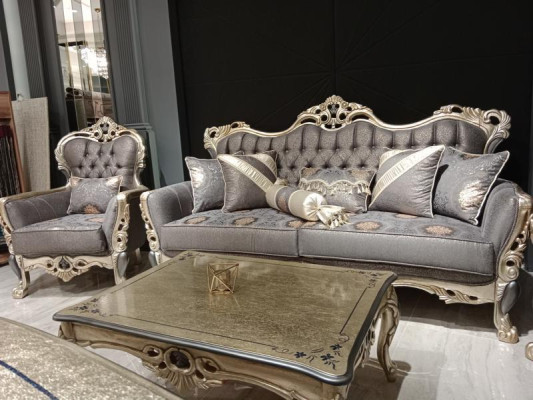 Luxury living room furniture armchair high-quality armchair armchair gray new relax