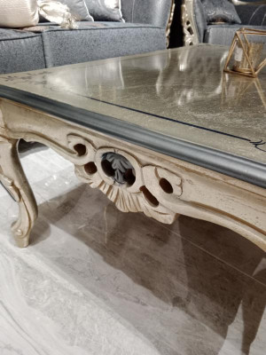 Classic coffee table living room furniture elegant coffee table gold new