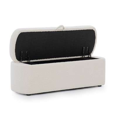 Bedroom furniture white bench designer upholstered storage chest