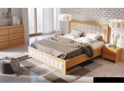 3-piece bedroom set bed 2 bedside tables console beds double hotel upholstery