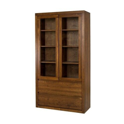 Showcase cabinet shelf, wooden cabinet system, shelving living room glass cabinet
