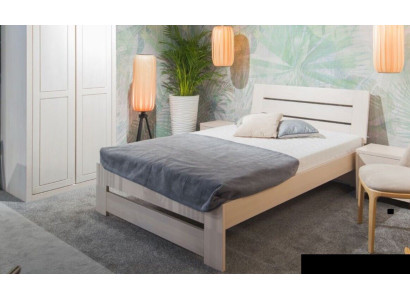 Bed Bedroom Complete Set Beds with 2 Nightstands 100x200cm Loft Solid