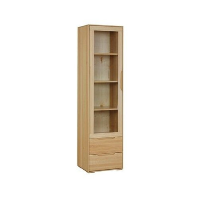 Massive display cabinet genuine handcrafted solid wood cabinet wood cabinets glass display cabinets