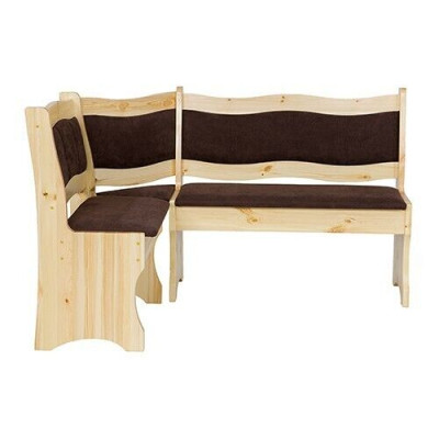 Corner bench solid wood pine dining room country house handmade corner benches new