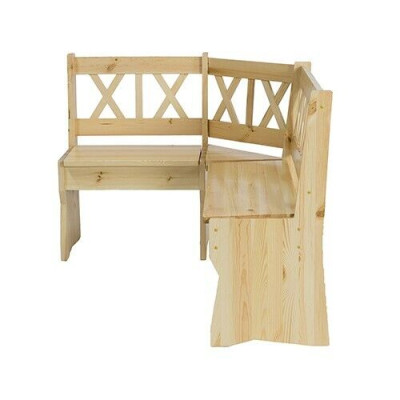 Corner bench wooden bench massive benches kitchen dining area solid wood wood furniture new corner seat