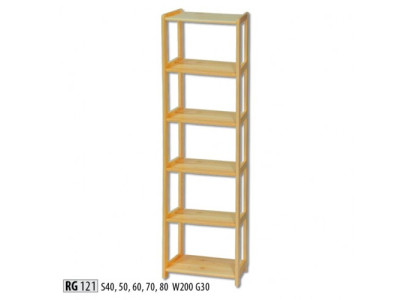 Storage shelf, shelving unit, bookcase, wall shelf, handmade, solid wood, furniture