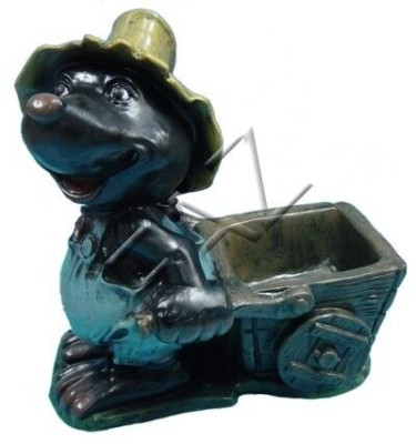 Design Mole Figurine Garden Statue Figures Sculptures Decoration New