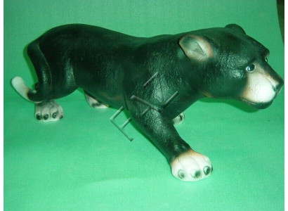 Design Puma Head Figure Statue Sculpture Figures Sculptures Garden Decoration Abstract
