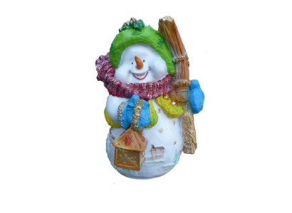 Snowman Figure Statue Decoration Figures Decor 40cm Winter New Statues New Sculpture