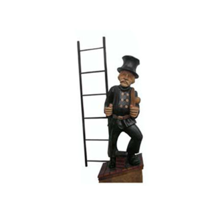 Sculpture Chimney Sweep Sculpture Statues Figures Exhibitor Deco Decoration