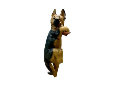 Decorative Figure, Statue, Sculpture 28 cm Figures, Statues, Sculptures, Garden Dog (A147)