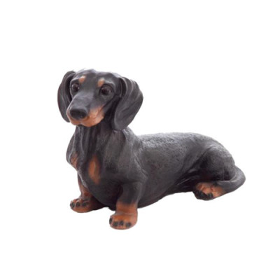 Dachshund figure statue garden sculpture decor sculptures decoration