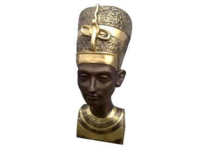 Egyptian figure Nefertiti bust plastic figures statues sculptures statue