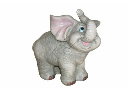 Design Elephant Figurine Statue Sculpture Figures Sculptures Garden Decoration Decor
