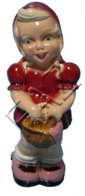 Design Little Red Riding Hood Figure Garden Statue Sculpture Figures Sculptures Decoration New