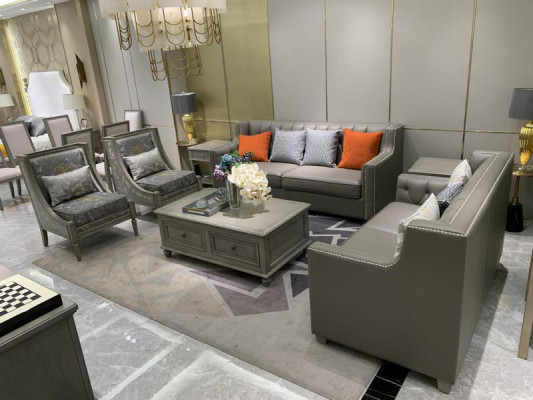Armchair luxury upholstery designer textile single-seater upholstered chair single-seater furniture new