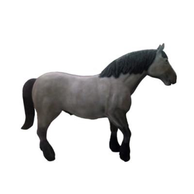 Abstract modern beautiful plastic sculpture, horse figures height 80 cm.