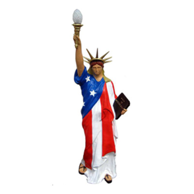 Statue of Liberty Figure Sculpture Liberty USA New York Lamp Lighting Light